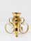 Brass and Crystals Candleholder in the style of Gaetano Sciolari from Palwa, 1970s 9