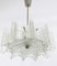 Mid-Century Star Frosted Glass Chandelier attributed to J. T. Kalmar for Kalmar, Austria, 1960s, Image 4