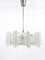 Mid-Century Star Frosted Glass Chandelier attributed to J. T. Kalmar for Kalmar, Austria, 1960s 6