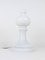 White Glass Bishop Chess Lamp from Ivan Jakes, Czechoslovakia, 1970s 3
