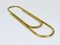 Mid-Century Paper Clip Brass Paperweight attributed to Carl Auböck, Austria, 1950s, Image 4