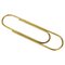 Mid-Century Paper Clip Brass Paperweight attributed to Carl Auböck, Austria, 1950s, Image 1