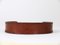 Porta banconote Mid-Century in pelle marrone chiaro attribuito a Carl Auböck, Austria, anni '50, Immagine 10