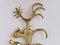 Brass Key Hanger Donkey, Dog, Cat and Cock by Walter Bosse for Herta Baller, Austria, 1950s 5