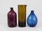 Blue Bird Bottle Glass Vase attributed to Timo Sarpaneva for Iittala, Finland, 1950s 2