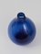Blue Bird Bottle Glasvase Timo Sarpaneva zugeschrieben für Iittala, Finnland, 1950er 11
