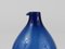 Blue Bird Bottle Glasvase Timo Sarpaneva zugeschrieben für Iittala, Finnland, 1950er 13