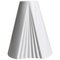 White Geometric Op Art Porcelain Vase by Ambrogio Pozzi for Rosenthal, Germany, 1980s 1