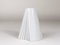 White Geometric Op Art Porcelain Vase by Ambrogio Pozzi for Rosenthal, Germany, 1980s 7