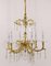 Lámpara de araña Vienna barroca de cristal dorado de Lobmeyr, años 40, Imagen 8
