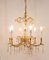 Lámpara de araña Vienna barroca de cristal dorado de Lobmeyr, años 40, Imagen 10