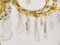 Vienna Baroque Gilt Crystal Glass Chandelier from Lobmeyr, 1940s 4