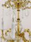 Lámpara de araña Vienna barroca de cristal dorado de Lobmeyr, años 40, Imagen 7
