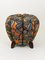 Art Deco Leaf Pattern Pouf from Jindrich Halabala, 1930s, Image 8