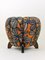 Art Deco Leaf Pattern Pouf from Jindrich Halabala, 1930s 5