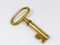 Brass Key Cork Screw, Bottle Opener attributed to Carl Auböck, Austria, 1950s 4