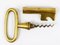 Brass Key Cork Screw, Bottle Opener attributed to Carl Auböck, Austria, 1950s 3