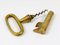 Brass Key Cork Screw, Bottle Opener attributed to Carl Auböck, Austria, 1950s, Image 7