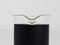 Mid-Century Black Leather Glass Pitcher attributed to Carl Auböck, 1950s 5