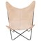 Leder Butterly Chair von Carl Auböck zugeschrieben, 1960er 1