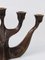Candelabros brutalistas Mid-Century de bronce atribuidos a Michael Harjes, años 60, Imagen 17