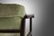 Fauteuil Art Déco Noir et Vert, 1930s 10