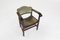 Art Deco Armchair in Black and Green, 1930s 1