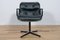 Chaise de Bureau en Cuir Noir par Charles Pollock pour Knoll Inc. / Knoll International, 1970s 3