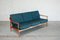 Blaues Teak Sofa von Knoll, 1960er 17