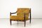Mid-Century Easy Chair in Rosewood and Suede by Jean Gillon, 1960s 1