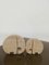 Travertine Sculpture Elephant Paperweights attributed to the Fratelli Mannelli, 1970s, Set of 4 3