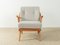 Upholstered Wooden Armchair, 1950s, Image 4