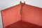 Red Velour Sofa from Knole, 1950s, Image 6