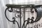 Antique Console Table in Wrought Iron and Marble, 1800s 8