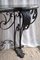 Antique Console Table in Wrought Iron and Marble, 1800s 11