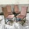 Italian Chairs in Brass, 1980s, Set of 4, Image 1