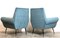 Italian Lounge Chairs attributed to Gigi Radice, 1950s, Set of 2 8