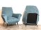 Italian Lounge Chairs attributed to Gigi Radice, 1950s, Set of 2 13