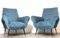 Italian Lounge Chairs attributed to Gigi Radice, 1950s, Set of 2 1