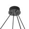 Emily Group of Seven Hanging Lamp with Metal Shade by Daniel Becker 6