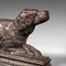 Kleiner antiker englischer Hundetürstopper, 1890er 9