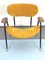 Vintage Yellow Velvet Side Chair by Gastone Rinaldi for Rima, Italy, 1950s 3