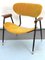 Gelber Vintage Beistellstuhl aus Samt von Gastone Rinaldi für Rima, Italien, 1950er 4