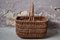 Vintage French Wicker Basket, 1970s 2