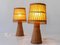 Mid-Century Modern Rattan Wicker Table Lamps, Germany, 1960s, Set of 2 14