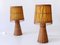 Mid-Century Modern Rattan Wicker Table Lamps, Germany, 1960s, Set of 2 9