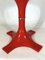 Red Dining Table by Ignazio Gardella and Anna Castelli for Kartell, 1960s 8