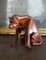 Vintage Leder Boxer Hund 2