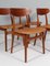 Dining Chairs attributed to Henning Kjærnulf, 1970s, Set of 4, Image 3