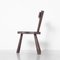 Primitive Brutalist Sculptural Wood Chair, 1960s, Image 4